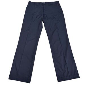 J. Lindeberg Mens Regular Fit Pants Golf Wear Lightweight Navy Blue, Sz 32 x 29